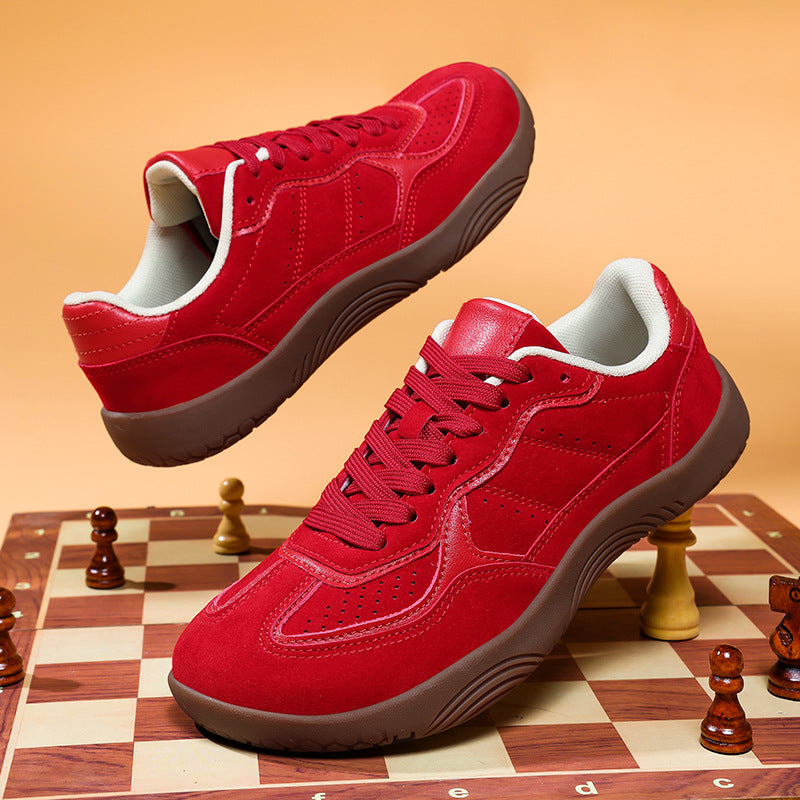 New Large Size Casual Shoes For Couples, Women&#039;s Versatile Retro Moral Training Shoes, Fashionable Casual Men&#039;s And Women&#039;s Wide-toe Shoes, Forrest Sneakers